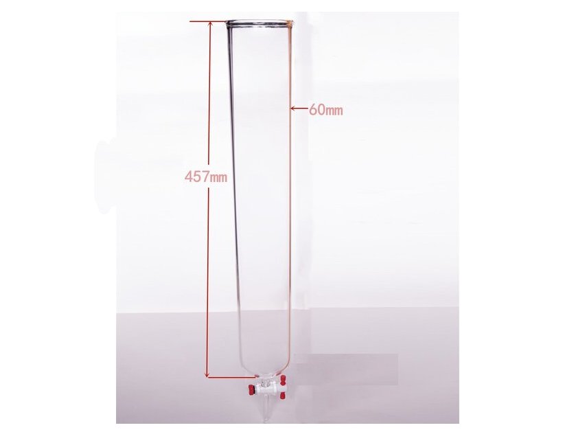 MSE PRO PTFE Gate Column, φ60mm, Effective Length: 457mm - MSE Supplies LLC