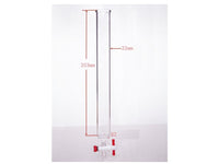 MSE PRO PTFE Gate Column with Sand Plate, φ32mm, Effective Length: 203mm - MSE Supplies LLC