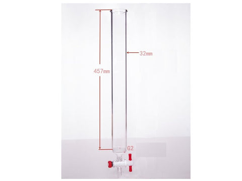 MSE PRO PTFE Gate Column with Sand Plate, φ32mm, Effective Length: 457mm - MSE Supplies LLC