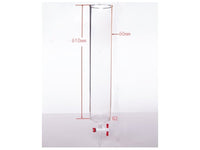 MSE PRO PTFE Gate Column with Sand Plate, φ60mm, Effective Length: 610mm - MSE Supplies LLC