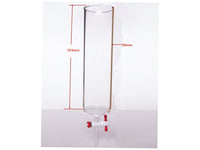 MSE PRO PTFE Gate Column with Sand Plate, φ80mm, Effective Length: 254mm