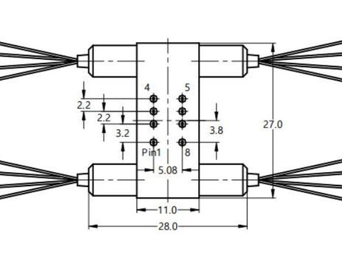 MSE PRO Quad 2×2 Bypass Optical Switch - MSE Supplies LLC