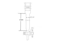 MSE PRO Reinforced Port, Chromatography Column, φ17mm, Effective Length 254mm, Gate Aperture: 2mm, 19/22