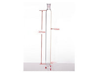 MSE PRO Sand Plate Chromatography Column, φ46mm, Effective Length 305mm, Gate Aperture: 2mm, 24/40