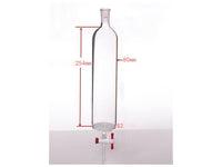 MSE PRO Sand Plate Chromatography Column, φ80mm, Effective Length 254mm, Gate Aperture: 4mm, 24/40