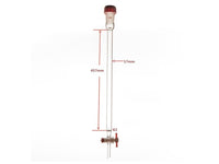 MSE PRO Sand Plate Chromatography Column, External Threads, φ17mm, Effective Length: 457mm - MSE Supplies LLC
