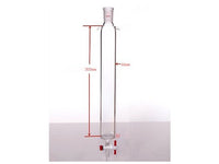 MSE PRO Sand Plate Chromatography Column with Ears, φ46mm, Effective Length 305mm, Gate Aperture: 2mm, 24/40