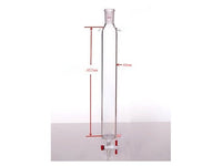 MSE PRO Sand Plate Chromatography Column with Ears, φ46mm, Effective Length 457mm, Gate Aperture: 2mm, 24/40