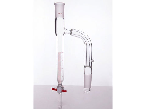 MSE PRO Sandwich Water Distillation Receiving Tube, 20mL, 24/40, Height × Width: 300×80