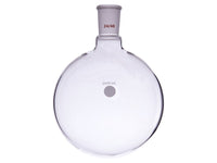 MSE PRO Single Neck Round Bottom Ball Bottle, Thick Wall High Strength, Grinding Mouth: 24/40, 2000mL