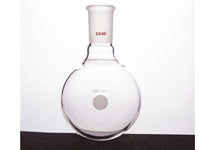 MSE PRO Single Neck Round Bottom Ball Bottle, Thick Wall High Strength, Grinding Mouth: 24/40, 300mL
