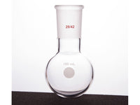 MSE PRO Single Neck Round Bottom Ball Bottle, Thick Wall High Strength, Grinding Mouth: 29/42, 100mL
