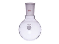 MSE PRO Single Neck Round Bottom Ball Bottle, Thick Wall High Strength, Grinding Mouth: 29/42, 250mL
