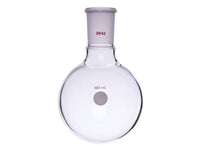 MSE PRO Single Neck Round Bottom Ball Bottle, Thick Wall High Strength, Grinding Mouth: 29/42, 500mL