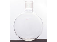 MSE PRO Single Neck Round Bottom Ball Bottle, Thick Wall High Strength, Grinding Mouth: 55/50, 5000mL