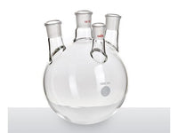 MSE PRO Small Angle Four-Mouth Ball Bottle, Main Mouth: 19/22, Side Mouth: 19/22, Front Mouth: 14/20, 1L