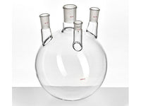 MSE PRO Small Angle Four-Mouth Ball Bottle, Main Mouth: 34/45, Side Mouth: 24/40, Front Mouth: 19/22, 5L