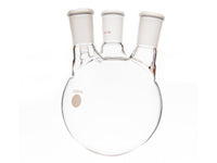MSE PRO Small Angle Four-Mouth Round Bottom Ball Bottle, Middle Grinding Mouth: 24/40, Side Grinding Mouth: 24/40, 1000mL
