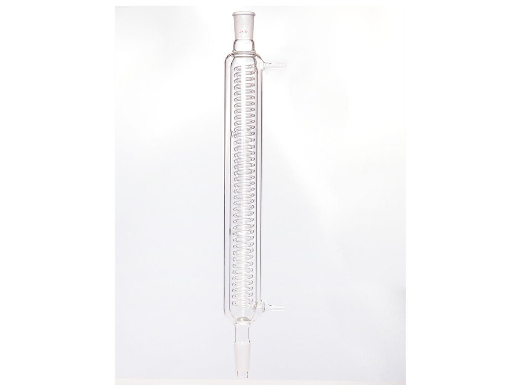 MSE PRO Snake-Shaped Condenser with Sandwich, 24/40, Sandwich Length 400mm, φ10mm Small Nozzle