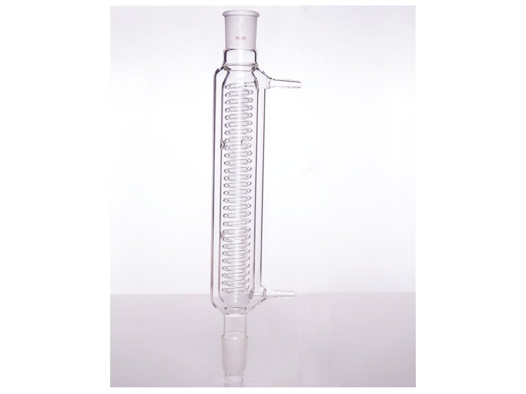 MSE PRO Snake-Shaped Condenser with Sandwich, 29/42, Sandwich Length 300mm, φ10mm Small Nozzle