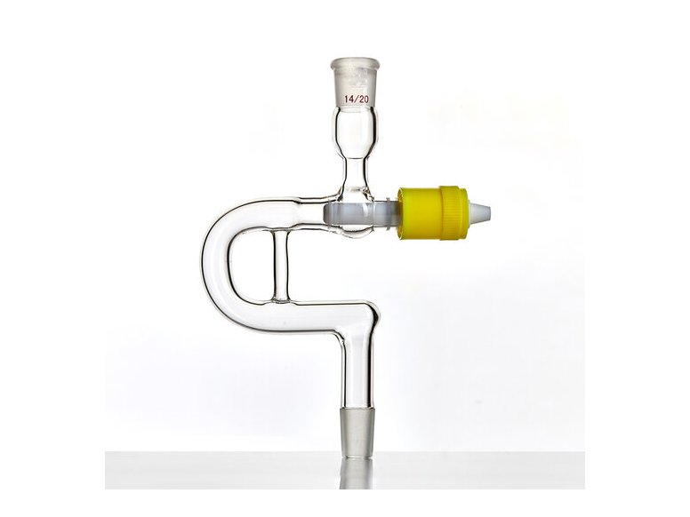 MSE PRO Solvent Transfer Joint, 14/20 Port New 8mm High Vacuum Connector - MSE Supplies LLC