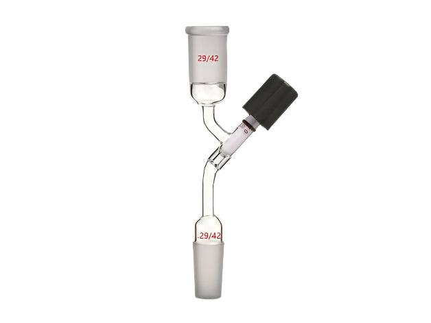 MSE PRO Solvent Transfer Joint, 4mm High Vacuum Valve, 29/42 – MSE Supplies