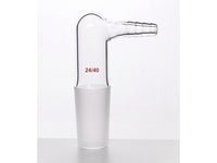 MSE PRO Space-Saving Exhaust Joint, Grinding Mouth 24/40, Small Nozzle Outer Diameter 10mm - MSE Supplies LLC