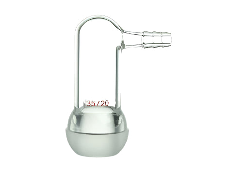 MSE PRO Space-Saving Exhaust Joint, Grinding Mouth 35/20 - MSE Supplies LLC