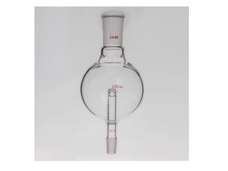 MSE PRO Splash-Proof Balls, Upper Mouth: 24/40, Lower Mouth: 14/20, 250mL - MSE Supplies LLC