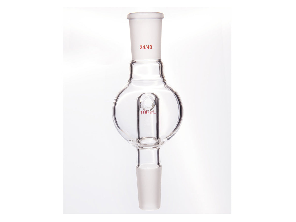 MSE PRO Splash-Proof Balls, Upper Mouth: 24/40, Lower Mouth: 24/40, 100mL - MSE Supplies LLC