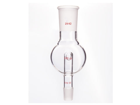 MSE PRO Splash-Proof Balls, Upper Mouth: 29/42, Lower Mouth: 19/22, 100mL - MSE Supplies LLC