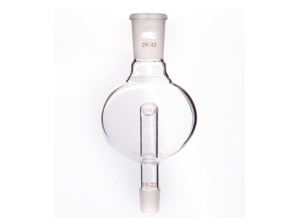 MSE PRO Splash-Proof Balls, Upper Mouth: 29/42, Lower Mouth: 19/22, 250mL - MSE Supplies LLC