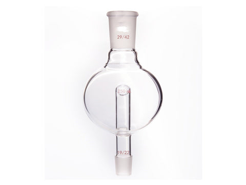 MSE PRO Splash-Proof Balls, Upper Mouth: 29/42, Lower Mouth: 19/22, 250mL - MSE Supplies LLC