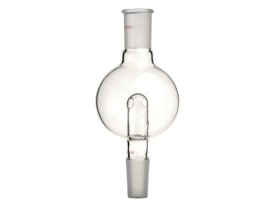 MSE PRO Splash-Proof Balls, with Backflow Hole, Upper Mouth: 24/40, Lower Mouth: 24/40, 250mL - MSE Supplies LLC