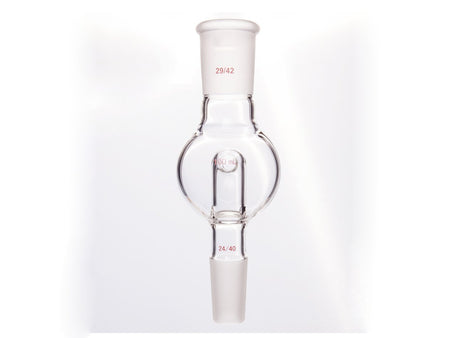 MSE PRO Splash-Proof Balls, with Backflow Hole, Upper Mouth: 29/42, Lower Mouth: 24/40, 100mL - MSE Supplies LLC