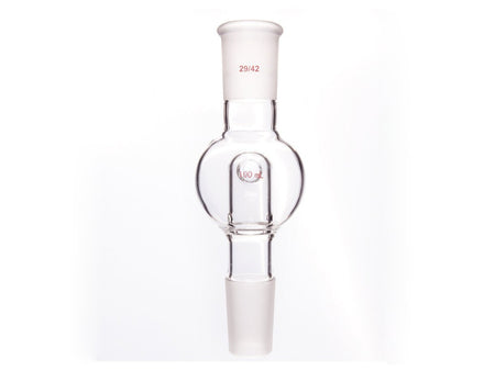 MSE PRO Splash-Proof Balls, with Backflow Hole, Upper Mouth: 29/42, Lower Mouth: 29/42, 100mL - MSE Supplies LLC