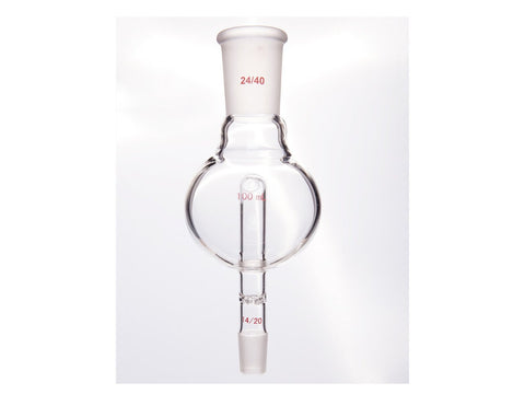 MSE PRO Splash-Proof Balls, with Perforated Plate and Reflux Hole, 24/40-14/20, 100mL - MSE Supplies LLC