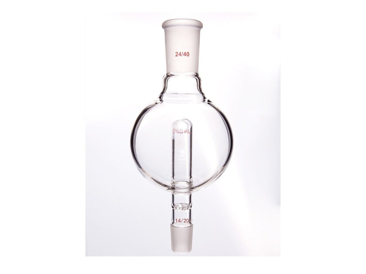 MSE PRO Splash-Proof Balls, with Perforated Plate and Reflux Hole, 24/40-14/20, 250mL - MSE Supplies LLC