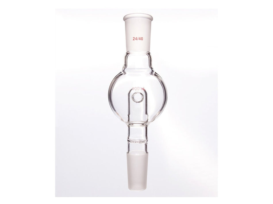 MSE PRO Splash-Proof Balls, with Perforated Plate and Reflux Hole, 24/40-24/40, 100mL - MSE Supplies LLC