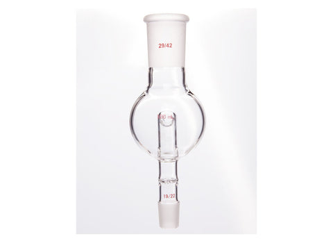 MSE PRO Splash-Proof Balls, with Perforated Plate and Reflux Hole, 29/42-19/22, 100mL - MSE Supplies LLC