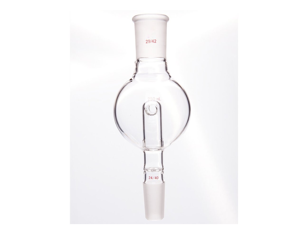 MSE PRO Splash-Proof Balls, with Perforated Plate and Reflux Hole, 29/42-24/40, 250mL - MSE Supplies LLC