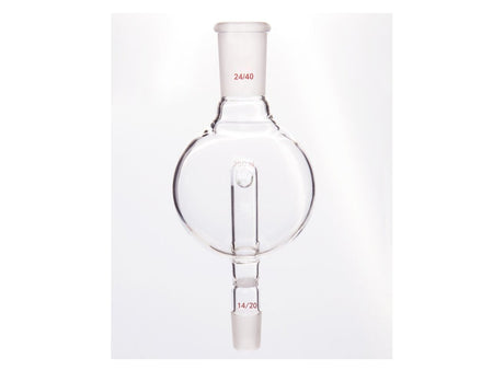 MSE PRO Splash-Proof Balls with Sand Plate Modification, 24/40-14/20, 250mL - MSE Supplies LLC