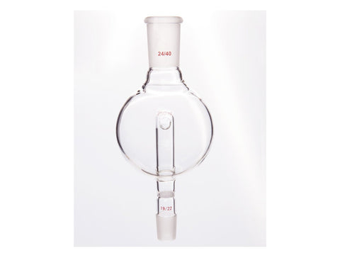 MSE PRO Splash-Proof Balls with Sand Plate Modification, 24/40-19/22, 250mL - MSE Supplies LLC