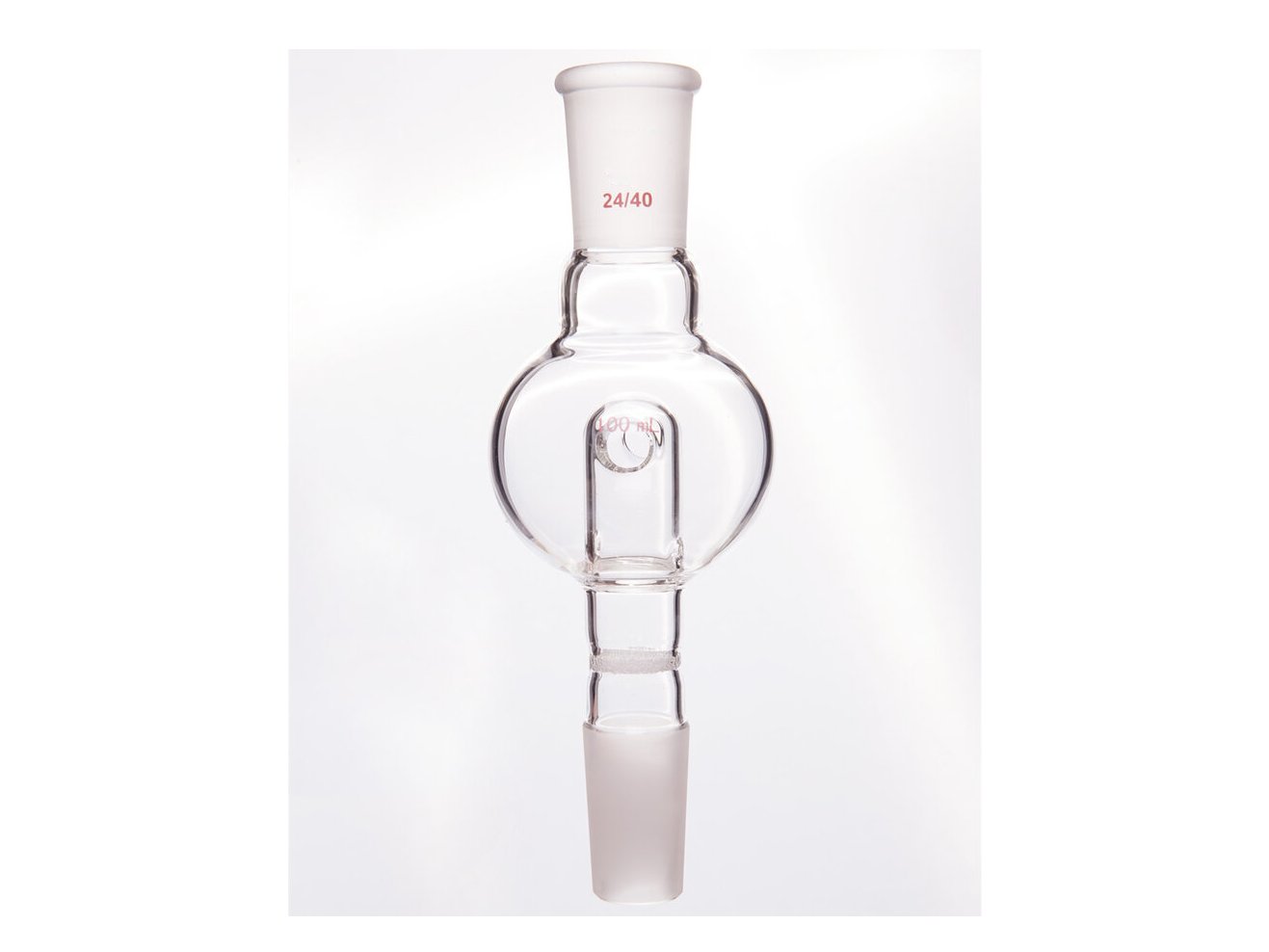 MSE PRO Splash-Proof Balls with Sand Plate Modification, 24/40-24/40, 100mL - MSE Supplies LLC