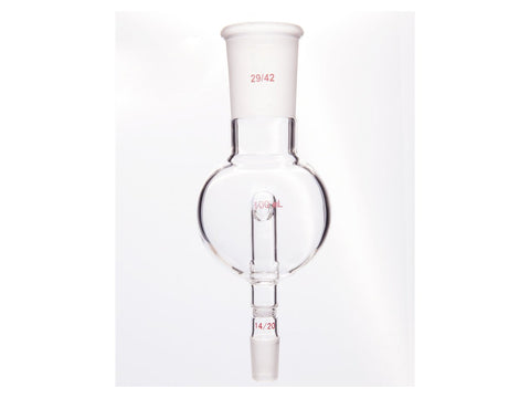 MSE PRO Splash-Proof Balls with Sand Plate Modification, 29/42-14/20, 100mL - MSE Supplies LLC