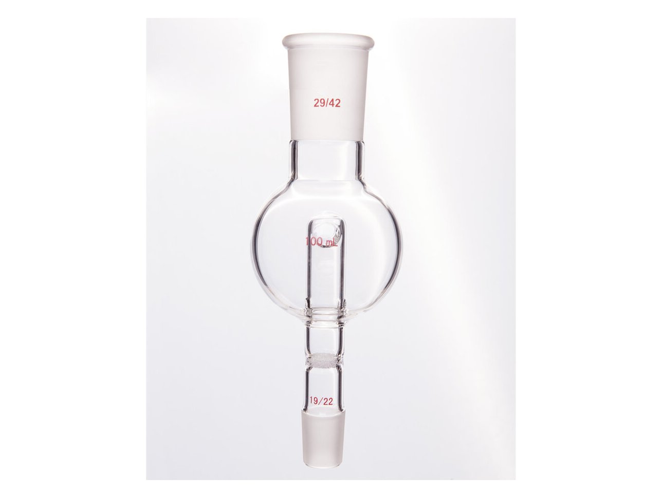 MSE PRO Splash-Proof Balls with Sand Plate Modification, 29/42-19/22, 100mL - MSE Supplies LLC