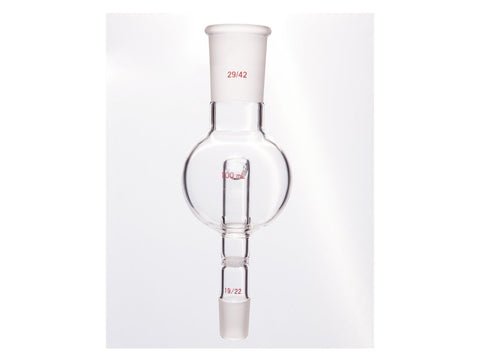 MSE PRO Splash-Proof Balls with Sand Plate Modification, 29/42-19/22, 100mL - MSE Supplies LLC