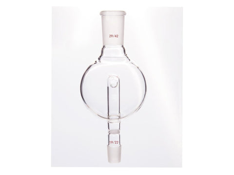 MSE PRO Splash-Proof Balls with Sand Plate Modification, 29/42-19/22, 250mL - MSE Supplies LLC