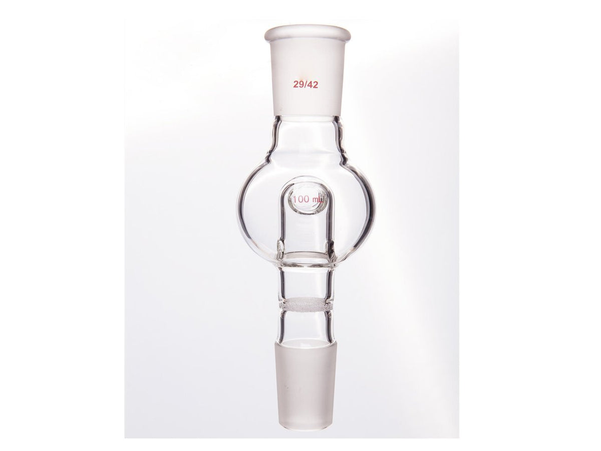 MSE PRO Splash-Proof Balls with Sand Plate Modification, 29/42-29/42, 100mL - MSE Supplies LLC