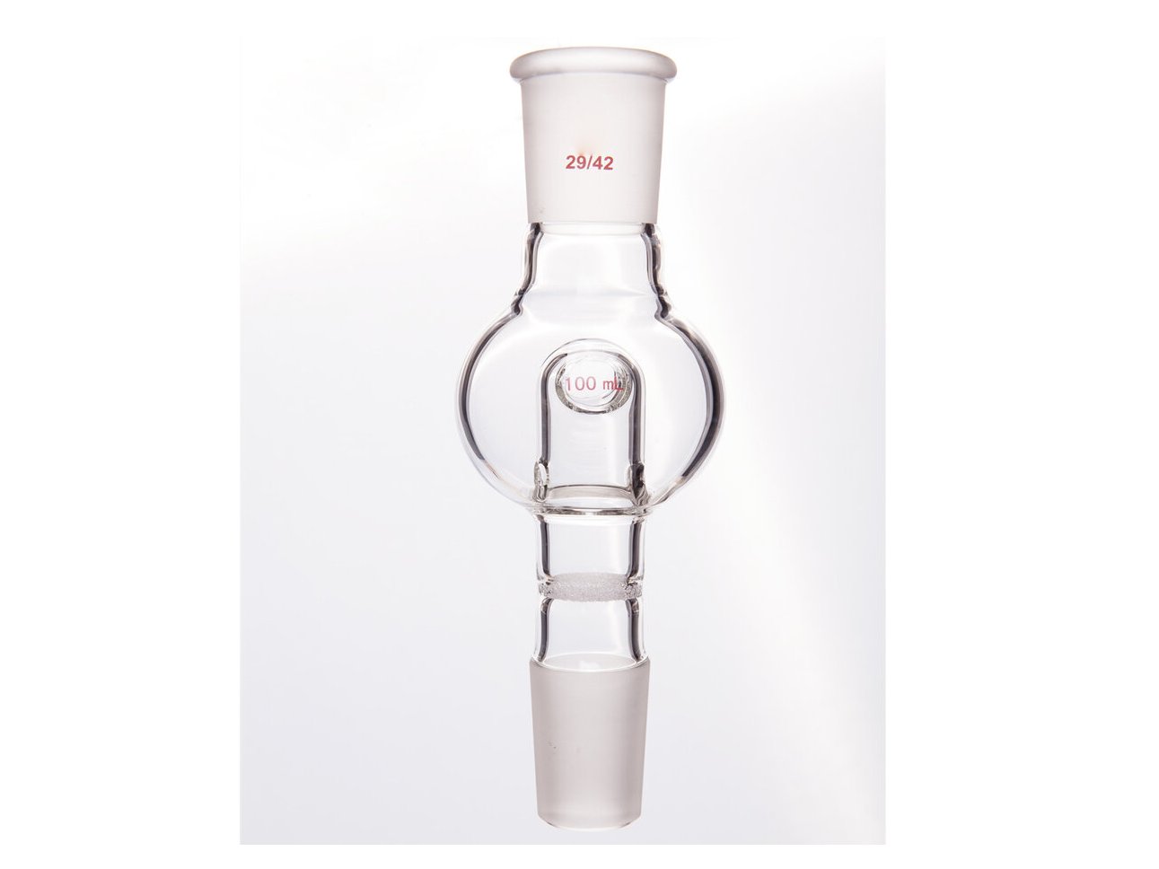 MSE PRO Splash-Proof Balls with Sand Plate Modification, 29/42-29/42, 100mL - MSE Supplies LLC